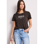Street One T-Shirt La Vita Espresso Brown