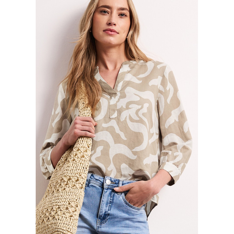 Street One Blouse Top Timeless Beige