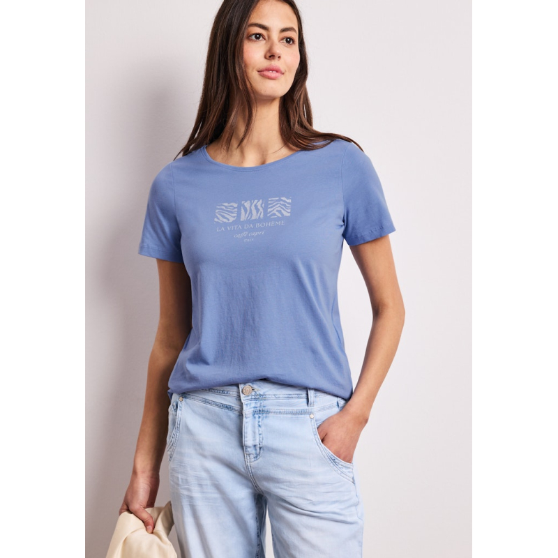 Street One T-Shirt La Vita Drift Blue