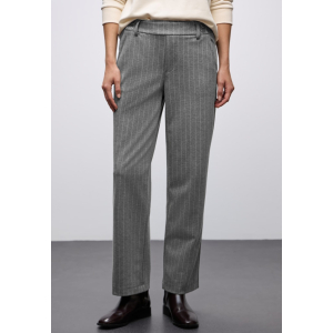 Street One Broek Pinstripe Dark Pelican Grey