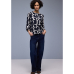 Street One Shirt Graphic Shadowed Navy