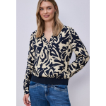 Street One Blouse Top Shadowed Navy