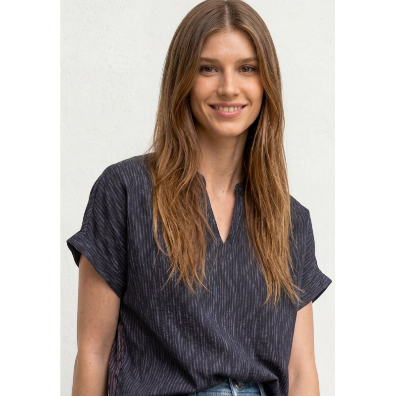 Street One Shirt Ashen Blue