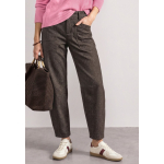 Street One Broek Karlie Barrel Black Coffee