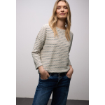 Street One Shirt Knit Striped Off White