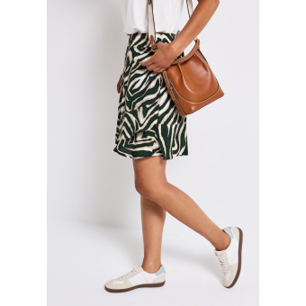 Street One Skort Zebra Pine Grove Green