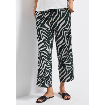 Street One Broek Emee Zebra Pine Grove Green