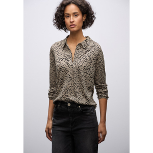 Street One Blouse Leopard Beige