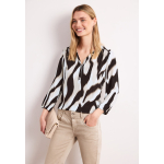 Street One Shirt Animal Espresso Brown