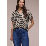 Street One Blouse Top Animal Timeless Beige