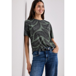 Street One Shirt Burned Deep Bound Green