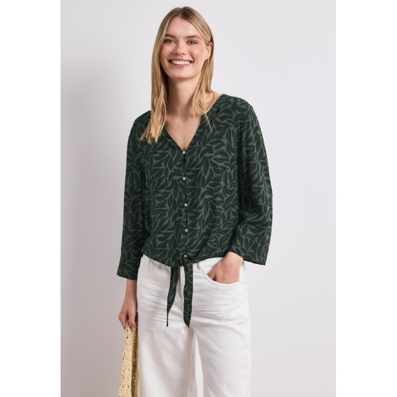 Street One Blouse Deep Bound Green