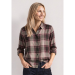 Street One Blouse Checked Sanded Amber