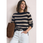 Street One Sweater Striped Indigo Night