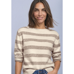Street One Sweater Striped Pure Beige