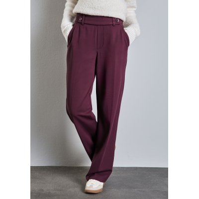 Street One Broek Button Mulberry Red