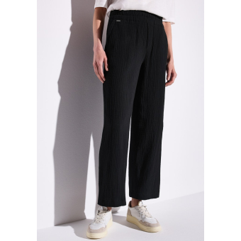 Street One Broek Mousseline Black