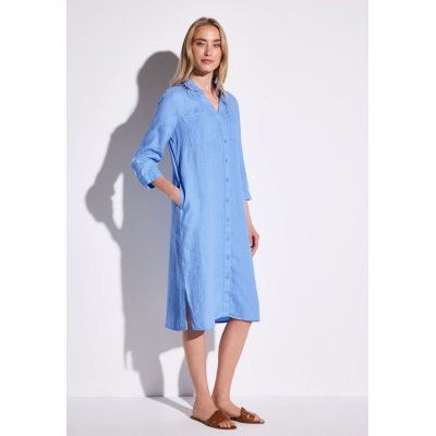 Street One Jurk Linnen Serenity Blue Street One Jurk Linnen Serenity Blue