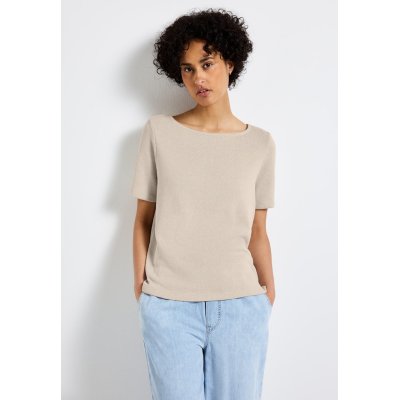 Street One Shirt Knitted Moonstone Sand Street One Shirt Knitted Moonstone Sand