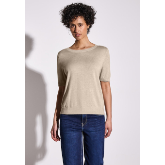 Street One Trui Top Sheer Beige