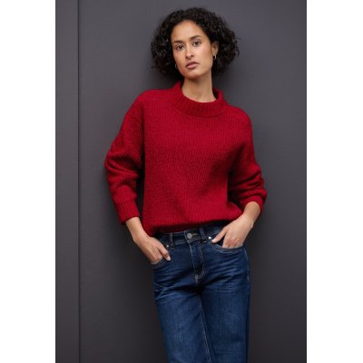 Street One Trui Chenille Racing Red Street One Trui Chenille Racing Red