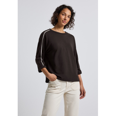 Street One Shirt Galon Deep Roast Brown