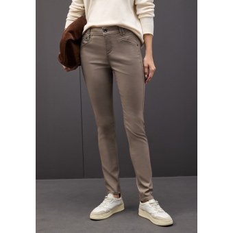 Street One Broek York Coating Silk Brown