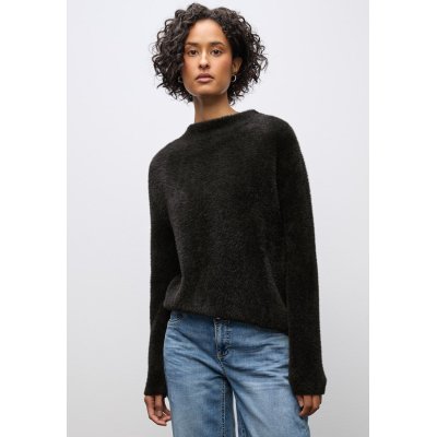 Street One Trui Fluffy Darkest Brown