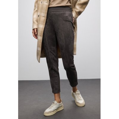 Street One Broek Hope Velours Darkest Brown