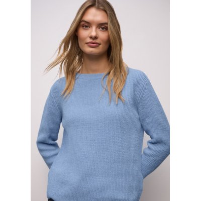 Street One Trui Chenille Frosted Blue