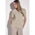 Street One Shirt Striped Safari Beige