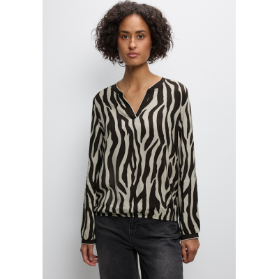 Street One Blouse Top Deep Roast Brown
