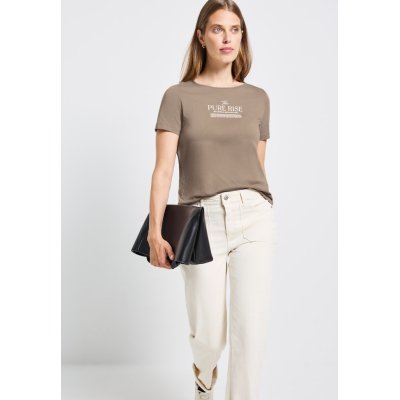 Street One T-Shirt Rise Bark Brown