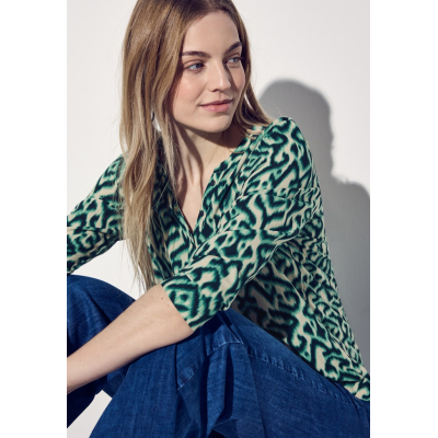 Street One Shirt Graphic Hunter Green Street One Shirt Graphic Hunter Green