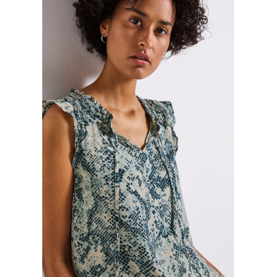 Street One Blouse Top Arona Blue