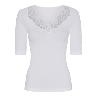 Tim & Simonsen Top Belen Lace Bianco