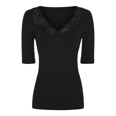 Tim & Simonsen Top Belen Lace Nero