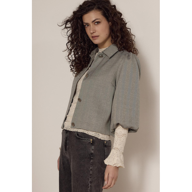 Tramontana Jacket Fancy Herring Mid Grey