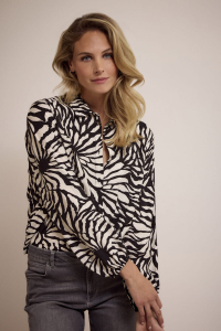 Tramontana Blouse Wildflower Black