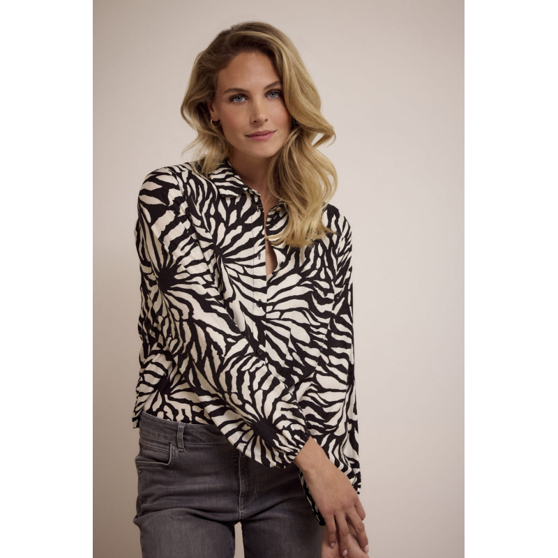 Tramontana Blouse Wildflower Black