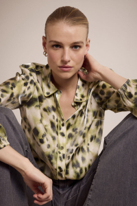 Tramontana Blouse Rodeo Spots Green