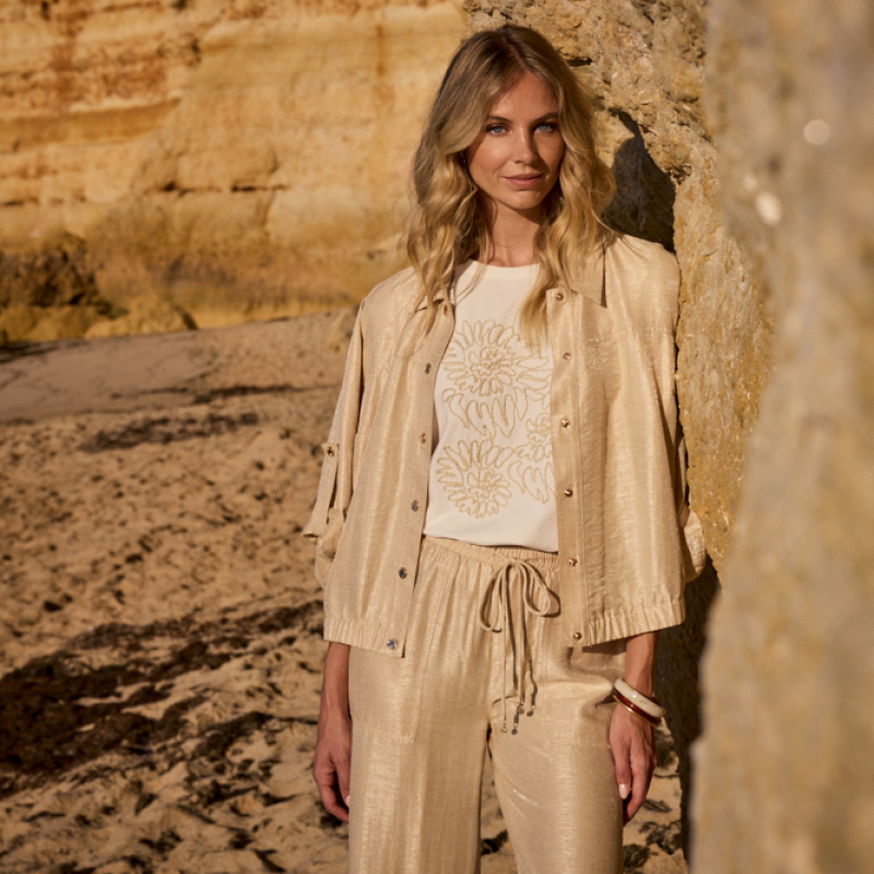 Tramontana Jacket Shimmer Pebble