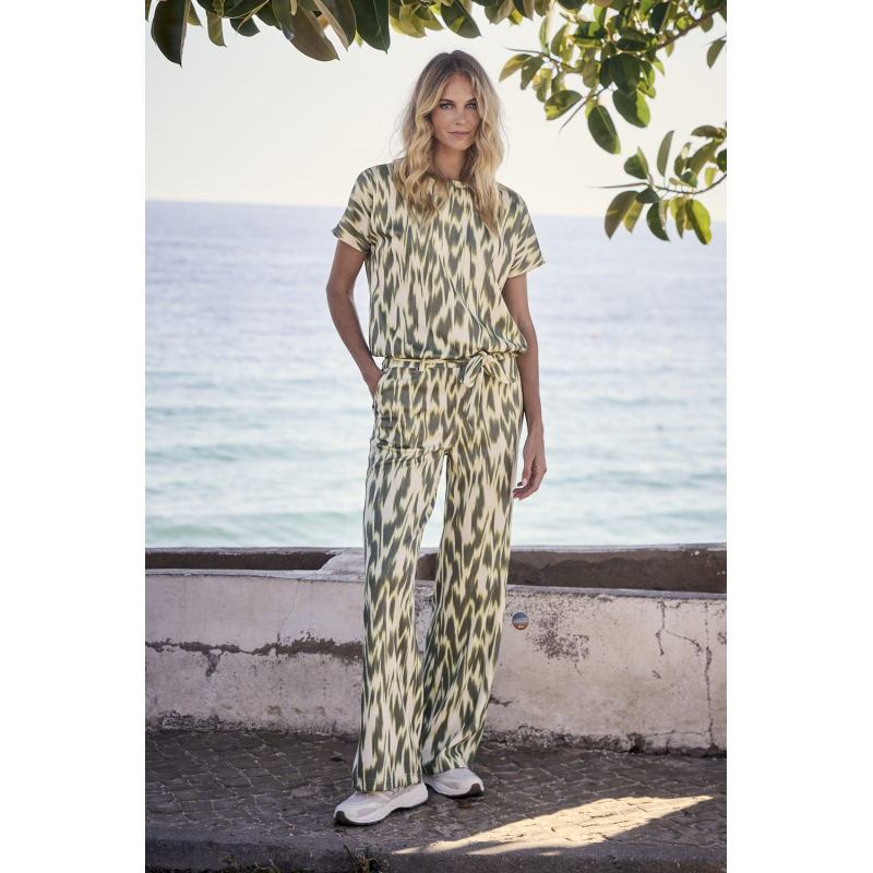 Tramontana Broek Fade Print Aloe