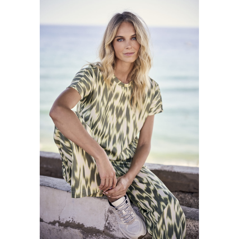 Tramontana Top Fade Print Aloe