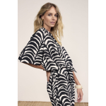 Tramontana Blouse Palm Eclipse Black