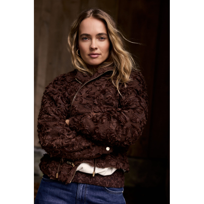 Tramontana Jacket Fancy Lace Chocolate