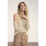 Tramontana Trui Top Sequins Pebble