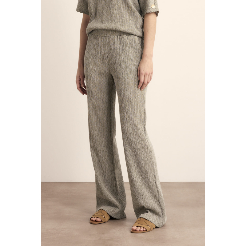 Tramontana Broek Crinkled Aloe Melange