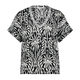 Tramontana Top Paradise White Black