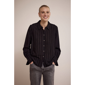 Tramontana Blouse Rhinestones Black